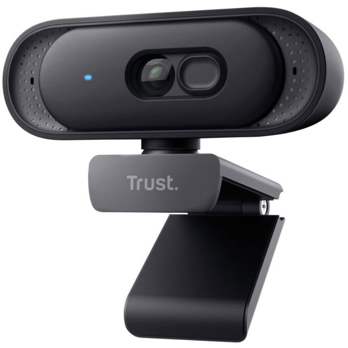 Trust Tomar 26141 Webcam QHD 2K con Obturador de Privacidad, Negro